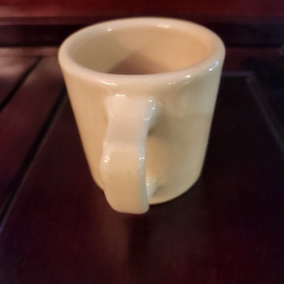 Vintage Victor Thick Heavy White Restaurant Ware Diner D Handle Coffee Cup Mug - Picture 5 of 7